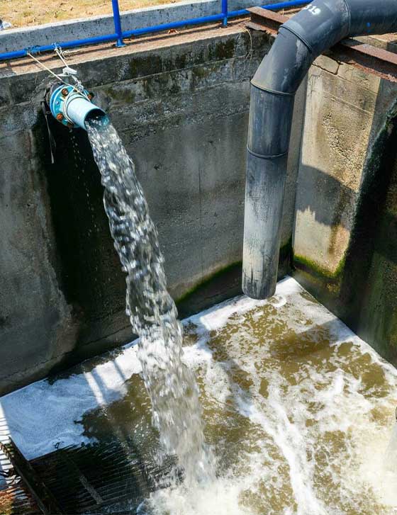 construction-of-effluent-water-receiving-chamber